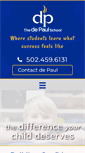 Mobile Screenshot of depaulschool.org